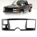 Dasbecan Speedometer Dash Bezel Trim Panel Cover For Chevy Silverado Gmc Sierra Truck 1998-1994 Black 