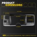 Dasbecan Speedometer Dash Bezel Trim Panel Cover For Chevy Silverado Gmc Sierra Truck 1998-1994 Black