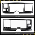 Dasbecan Speedometer Dash Bezel Trim Panel Cover For Chevy Silverado Gmc Sierra Truck 1998-1994 Black