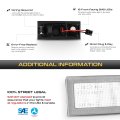 Bright White Smd Led License Plate Light For 2009 2020 Dodge Journey Rear Trunk Tailgate Bumper Lamp Assembly Chrome Housing