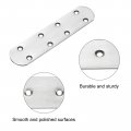 Uxcell 4 Pcs Flat Straight Brace Brackets 6 3 X 1 5 Inch Mending Plates Connector Furniture Repair Fixing Joint Stainless Steel