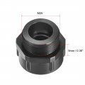 Uxcell Threaded Reducing Bushings Nylon Connector Adaptor M25 Male To M20 Female Thread Black