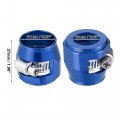 X Autohaux 5 Pcs An10 Hex Car Hose Finisher Flexible Rubber Pipe Clamp With Screw Band Adapter Fitting For Oil Fuel Water Tube