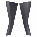 2pcs Rear Left And Right Door Pillar Garnish For Honda Fit 2007 2008 Replace 72721-saa-003 Black Painted Plastic Automotive 