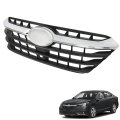 Chrome Front Bumper Grille Without Trim Panel Replacement For 2020 2021 2022 Legacy Sedan 4 Door Black And Silvery Plastic 