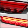 Auto Dynasty 3d Led Bar Red Lens Rear Trunk Lid Center Third 3rd Tail Brake Light Stop Lamp Compatible With Scion Tc At20 11-16