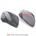 Topteng Headlight Replacement Lens Driver Passenger L R Pair Smoke For 05-13 C6 Corvette