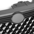 Compatible With Chrysler 300m Abs Plastic Diamond Mesh Front Bumper Grille Black