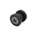 Uxcell 10mm Hole Chain Roller Pulley Slider Tensioner Wheel Guide Black For Motorcycle