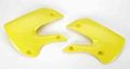 Su03927-102 Replacement Plastic Radiator Covers For Suzuki Rm65 N Yellow Fender Guards Front Position 