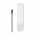 Uxcell Spotting Drill Bits 3mm Dia Shank 60 Degree Solid Carbide Altisin Coated 2 Flutes Round Drilling Cutter