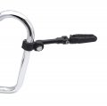 Hk Group Motorcycle Black Long Angled Adjustable Highway Peg Mounting Kit With Footpeg Foot Rest For V-star Roadstar Suzuki