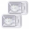 Leisure Led 2 Pack 12v Rv Ceiling Dome Light Interior Lighting For Trailer Camper With Switch Single 300lm 