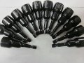 12 Pack 9 16 In Impact Magnetic Nut Setter Driver Set 2 Length With Laser Etched Size Markings 