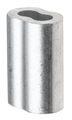 Aluminum Crimping Loop Sleeve For 3 32 Diameter Wire Rope And Cable Pack Of 100 