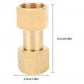 Brass Cylinder Adaptors Thread Cga-320 To Cga-580 Adapter Co2 Tank Argon Regulator 15mpa Rated Outlet Pressure
