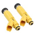 Set Of 4 Yellow Flow Matched Fuel Injector Nozzles For Toyota Rav4 2 0l 2001 2002 2003 2325028050 23250-28050 