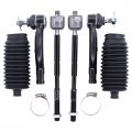 Motoku Front Inner And Outer Tie Rod Ends With Boot For Toyota Corolla Matrix 2003-2008