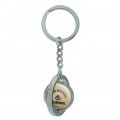 Graphics More Purdue Boilermakers Secondary Keychain Spinning Round Chrome Plated Metal
