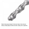 Uxcell Solid Carbide Drill Bits 3mm C2 K20 Tungsten Jobber Straight Shank Drilling Tool For Stainless Steel Aluminum Iron Metal