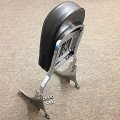 Smt-flame Backrest Sissy Bar Leather Pad Compatible With 1996-2005 Kawasaki Vulcan 800 Classic B00rueledq
