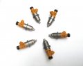 6x Fuel Injectors E7t25080 1465a011 Mr560555 Md361845 60v137610000 For 2003 Up Yamaha Outboard Hpdi 250 300hp 