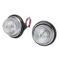 Mini Tail Lamp Replacement 2pcs Set 72mm Rear Brake Stop Light Dc12v Transparent 