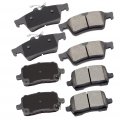 Aintier Automotive Replacement Brake Pads Front Rear Fit For Pontiac Solstice 2006-2009 For Saturn Sky 2007-2010