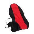 2pcs Car Seat Cover Black And Center Red Splicing Front Left Or Right 60 40 High Back Replacement For 1998-2003 Ranger 