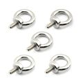 Yasorn 5pcs M8 0 32 Lifting Ring Eye Bolt Stainless Steel Screw 