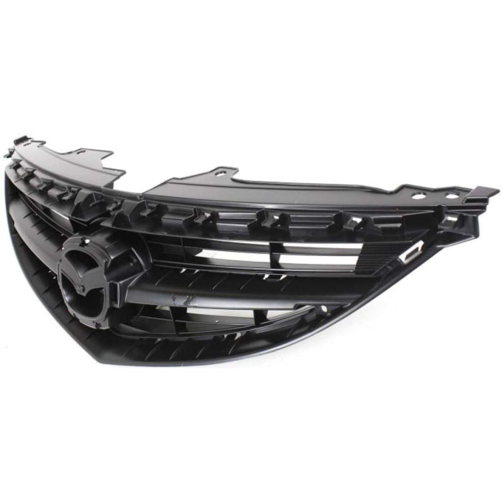 Front Grille Assembly For Mazda 6 2009 2010 2011 2012 2013 Textured Black Plastic Shell And Insert Gs3l50712e Ma1200181