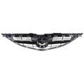 Front Grille Assembly For Mazda 6 2009 2010 2011 2012 2013 Textured Black Plastic Shell And Insert Gs3l50712e Ma1200181 