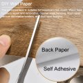 Uxcell Wood Grain Tape 4 72 X16 Ft Wall Paper Border Sticker Self-adhesive Repair Patch With Scraper For Corner Table Door Sofa