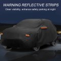 Car Cover Outdoor Waterproof Sun Rain Snow Hail Protection With Left Side Door Zipper Aluminum Film For Kia Niro