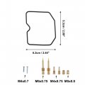 X Autohaux 1 Set Carburetor Repair Rebuild Parts Replacement For Kawasaki Ex250 Ninja 250r 2008-2012