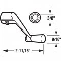 Prime-line Mp3534-2 Casement Operator Crank Handle 3 8 In Bore Zinc Diecast Construction Single Pack