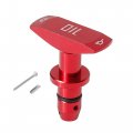 X Autohaux Car Oil Dipstick Pull Handle Aluminum Alloy 4 5mm Ford For Mustang Gt V8 Gt500 1999-2011 Red