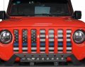 Thin Blue Line Flag Grill Mesh Insert Front Grille Bug Screen Deflector For Jeep Wrangler Jl And Gladiator Jt 2018 2019 2020