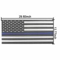 Hooke Road Gladiator Jt Wrangler Jl Flag Grill Mesh Insert Front Grille Bug Screen Deflector Compatible With 2018-2024 Jeep