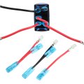 Search Light Rocker Switch 5pin On-off Blue Led 12v 24v Jumper Wires Set For Jeep Boat Car Trucks