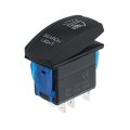 Search Light Rocker Switch 5pin On-off Blue Led 12v 24v Jumper Wires Set For Jeep Boat Car Trucks