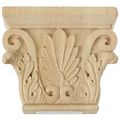 Ekena Millwork Cap06x02x05chal 6 1 2-inch W X 4 3 8-inch Bw 2 D 5 H Small Chesterfield Capital Alder 