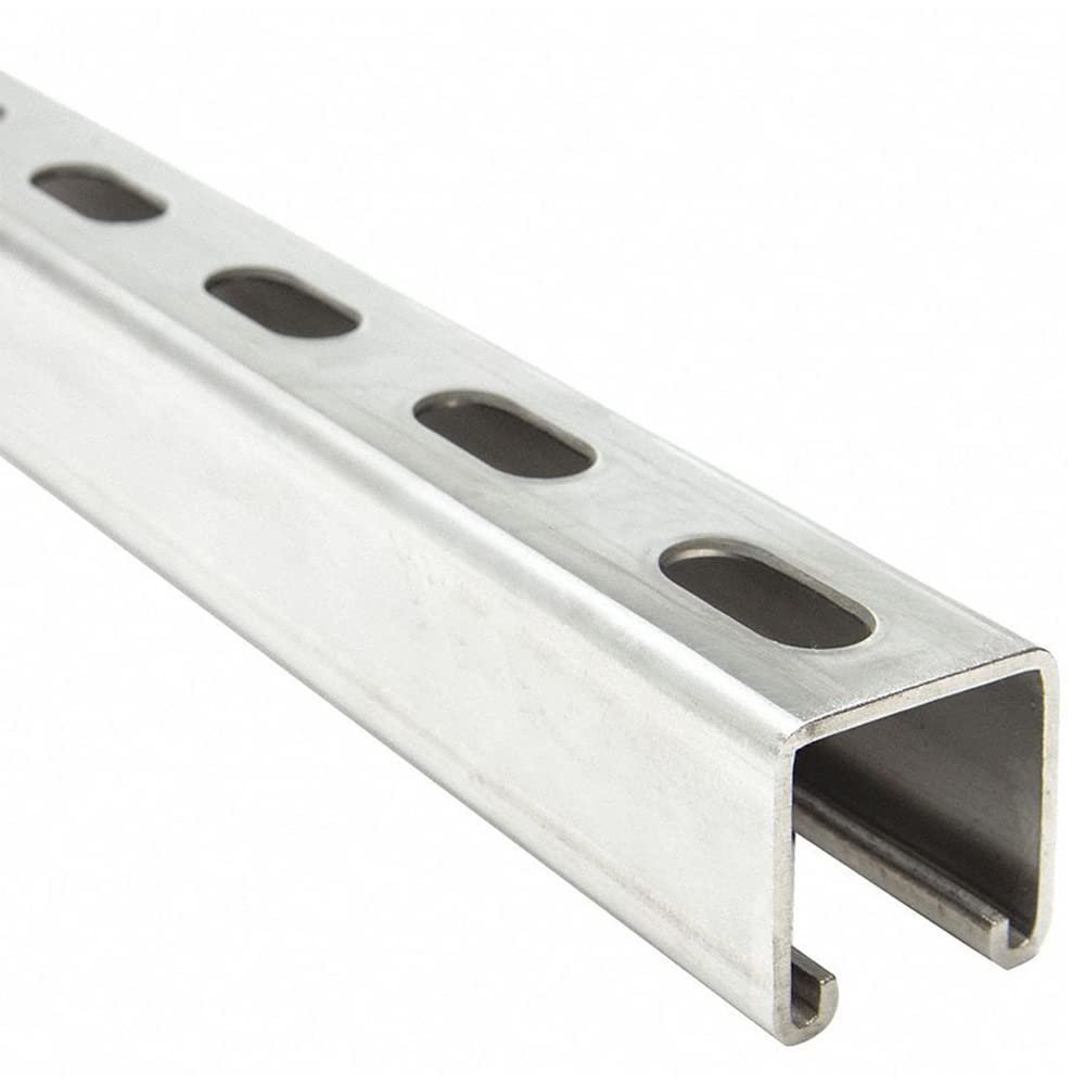 Metal Strut Channel Slotted 16 Gauge 304 Stainless Steel C Profile Framing 625 In X 1 6 Ft
