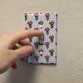 Flower Vases Pattern Plastic Wall Decor Toggle Light Switch Plate Cover 