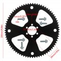 Tdpro 35 75teeth Chain Rear Sprocket For Mini Bikes Go Kart Drift Trike Profile 6 Hole