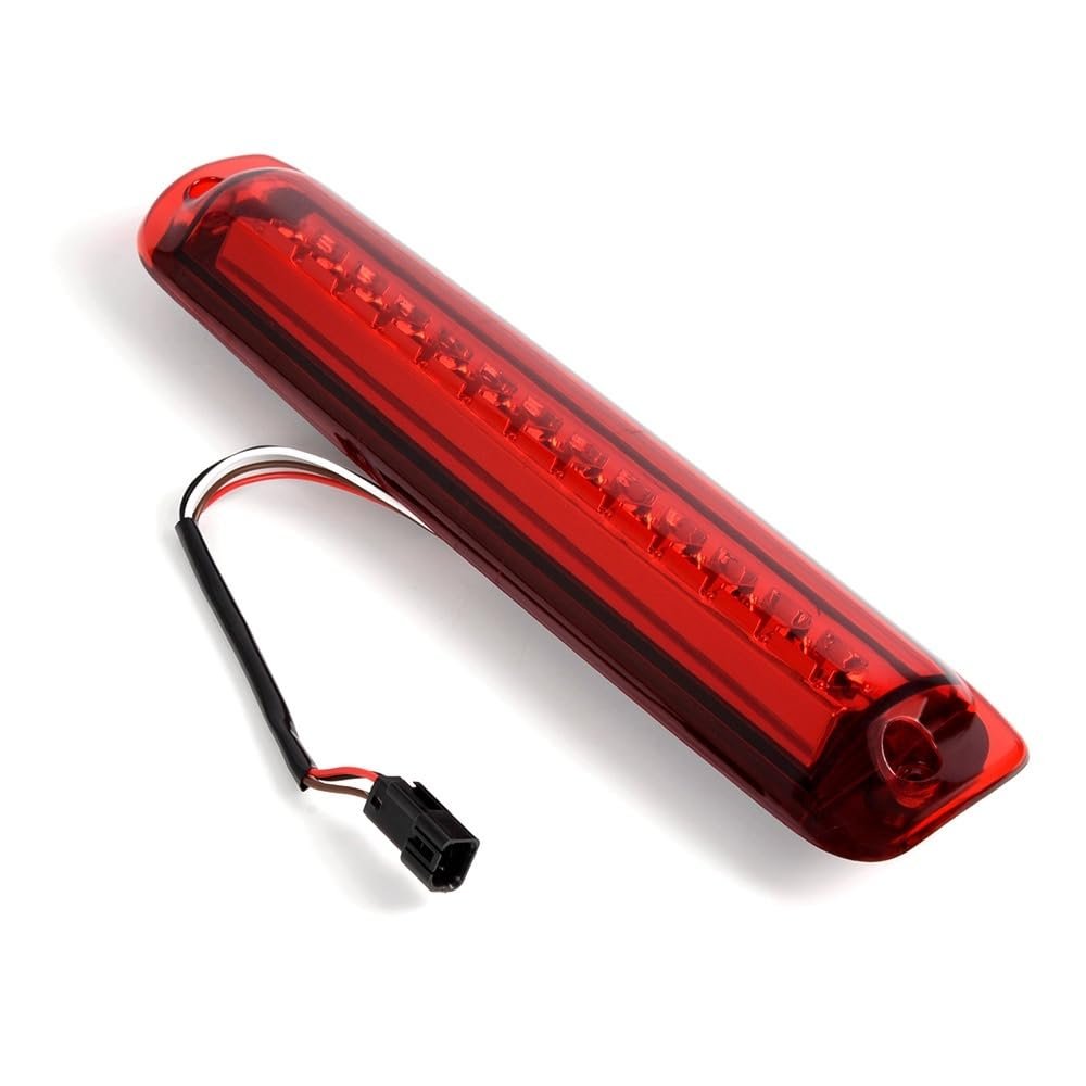 Led 3rd Rear Brake Light Cargo Lamp For Chevy Silverado Gmc Sierra 1500 2500 3500 1999 2006 Red Lens Clear Housing Waterproof