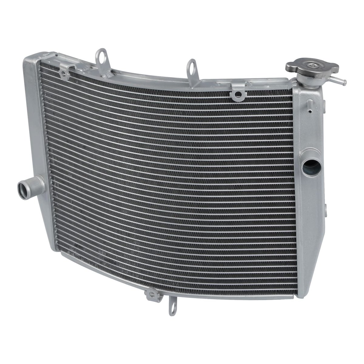Aluminum Radiator Engine Cooling For Kawasaki Ninja Zx-6r Zx6r 2009-2012 Black Aftermarket Replacement Part