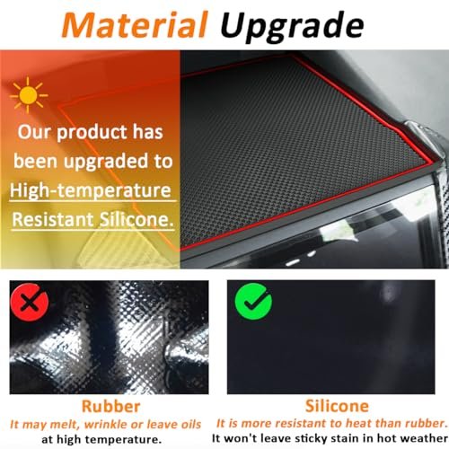 Dashboard Mats For Subaru Forester Accessories 2019-2024 Crosstrek 2018-2023 Impreza Car Interior Silicone Material Dash Pad