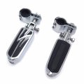 Hongk- 1 Highway Flame Foot Pegs Clamps Compatible With Goldwing Gl1800 Gl1500 Gl1100 Gl1200 B01bn0eots