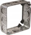 Steel City 531 1 2 4 Pre-galvanized Square Box Extension Ring With 1 2-inch And 3 4-inch Knockouts 